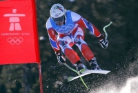 Ondřej Bank poprvé v kariéře bodoval v superobřím slalomu.