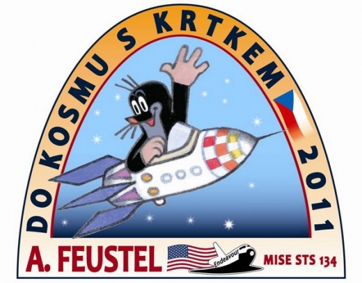 Logo projektu Do kosmu s Krtkem.