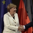 Německá kancléřka Angela Merkelová a řecký premiér Georgios Papandreu.