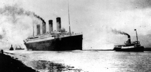 Fotografie Titaniku z roku 1912.