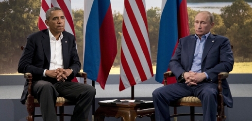 Americký prezident Barack Obama a ruský prezident Vladimir Putin.