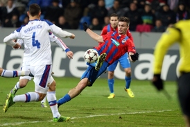 Tomáš Wágner dává rozhodující gól proti CSKA Moskva