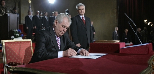 Od Zemanovy inaugurace uběhl 8.března jeden rok.