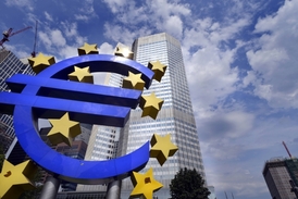 Sídlo Evropské centrální banky ve Frankfurtu nad Mohanem.