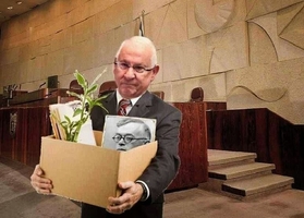 Rivlin si sbalil své věci a stěhuje se z Knessetu do úřadu prezidenta.