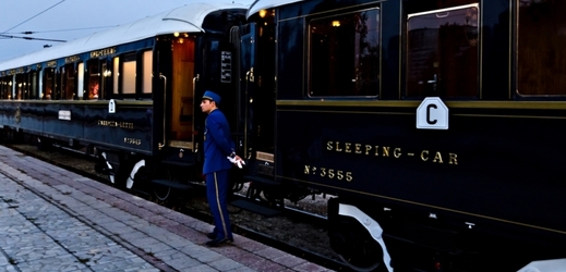 Slavný vlak Orient Express.
