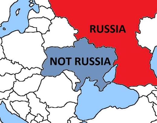 Mapa, kterou kanadští vojáci NATO poslali svým ruským vojenským kolegům. Aby příště nezabloudili...