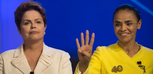 Dilma Rousseffová a Marina Silvaová.