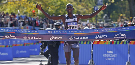 Keňský vytrvalec Wilson Kipsang vyhrál Newyorský maraton.