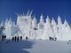 Před osmi lety zde dokonce postavili největší sněhovou sochu na světě, která se skládala ze dvou částí: „Niagarských vodopádů" a „Překročení Beringovy řeky". Na délku dílo měřilo 250 metrů a spotřebovalo se na něj přes třináct tisíc kubíků sněhu.