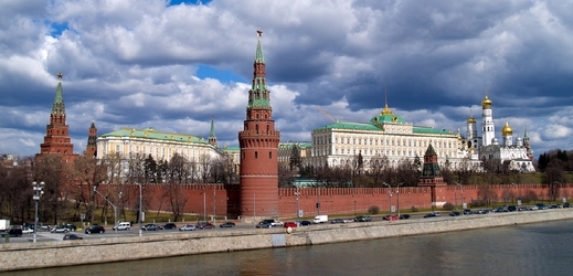 Moskevský Kreml, sídlo prezidenta Putina.