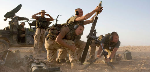 Holandští vojáci na jihu Afghánistánu.