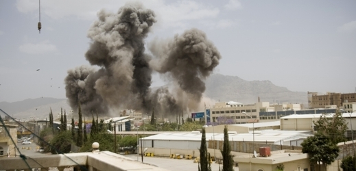 Následky boje v Jemenu.