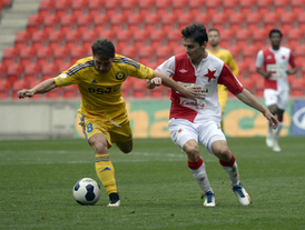 Z zápase s Jihlavou se fanoušci Slavie dožadovali dvou penalt.