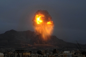 Výbuch v Saná.