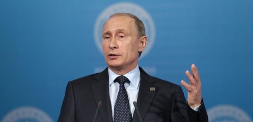 Ruský prezident Vladimír Putin na summitu v Ufě.