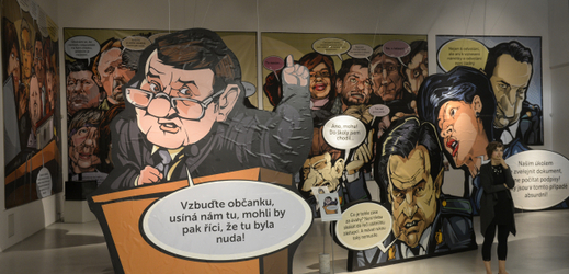Komiksová výstava v pražském DOX (ilustrační foto).