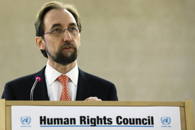 Vysoký komisař OSN pro lidská práva Zajd Raad Husajn.