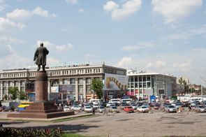 Náměstí ukrajinského Dněpropetrovsku (ilustrační foto).