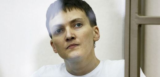 Odsouzená pilotka Savčenková.