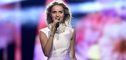Gabriela Gunčíková v semifinále soutěže Eurovize.