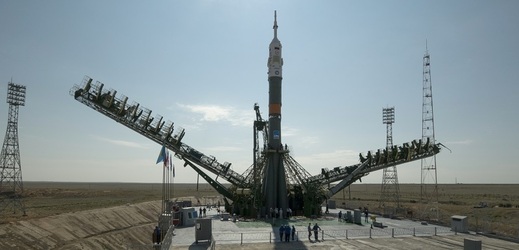 K Mezinárodní vesmírné stanici (ISS) ve čtvrtek ve 3:36 SELČ odstartovala z kosmodromu Bajkonur v Kazachstánu raketa Sojuz s modernizovanou ruskou kosmickou lodí Sojuz MS (na obrázku).