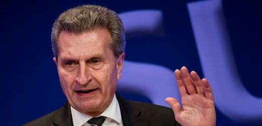 Německý eurokomisař Günther Oettinger.