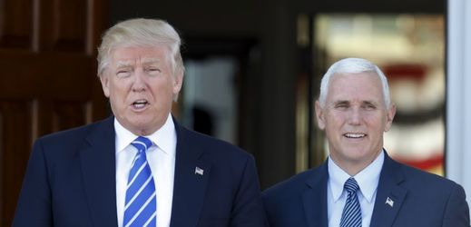 Nový americký prezident Donald Trump (vlevo) a jeho viceprezident Mike Pence.