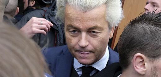Nizozemský krajně pravicový politik Geert Wilders.