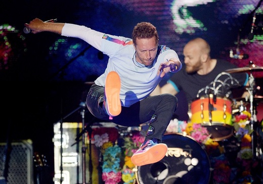 Chris Martin z kapely Coldplay.