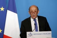 Francouzský ministr zahraničí Jean-Yves Le Drian. 