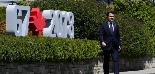Giuseppe Conte na summitu G7.