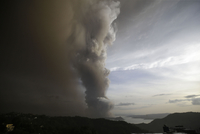 Erupce sopky na Filipínách.