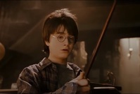 Kouzelnický učeň Harry Potter.
