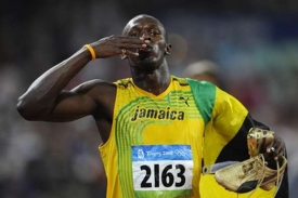 Olympijský vítěz a držitel světového rekordu Bolt.