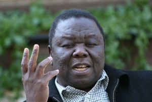 Opoziční vůdce Morgan Tsvangirai.