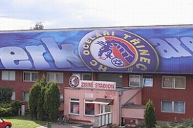 Hokejový stadion v Třinci.