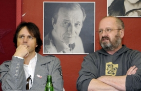 Petr Kratochvíl (Ta Fantastika, vpravo) a Janek Ledecký (Kalich)