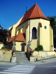 Kostel sv. Jakuba Většího.