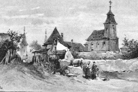 Malín na konci 19. století.