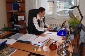 Dana Jurásková ve své kanceláři ve Fakultní Thomayerově nemocnici.