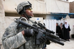 Americký voják v Bagdádu