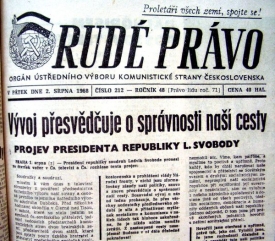 Rudé Právo, 2. srpna 1968.