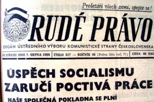 Rudé právo, 7. srpna 1968.