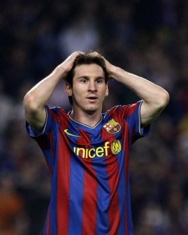 Lionel Messi, hvězda fotbalistů Barcelony.