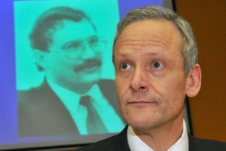 Současný předseda KDU-ČSL Cyril Svoboda a jeho předchůdce Josef Lux.