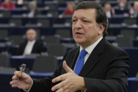 Barroso v Evropském parlamentu.
