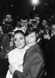 Roman Polanski a jeho žena, herečka Sharon Tateová.