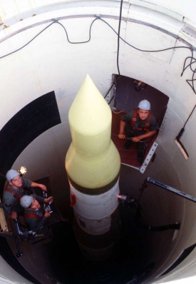 Silo s raketou Minuteman III na jihovýchodě USA.