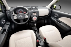 Interiér nového Nissanu Micra se drží jednoduchosti.